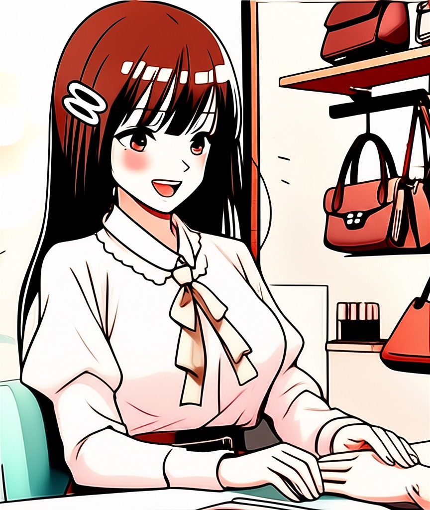 オフィスカジュアルを意識した、好印象な私服面接の就活女子（After）