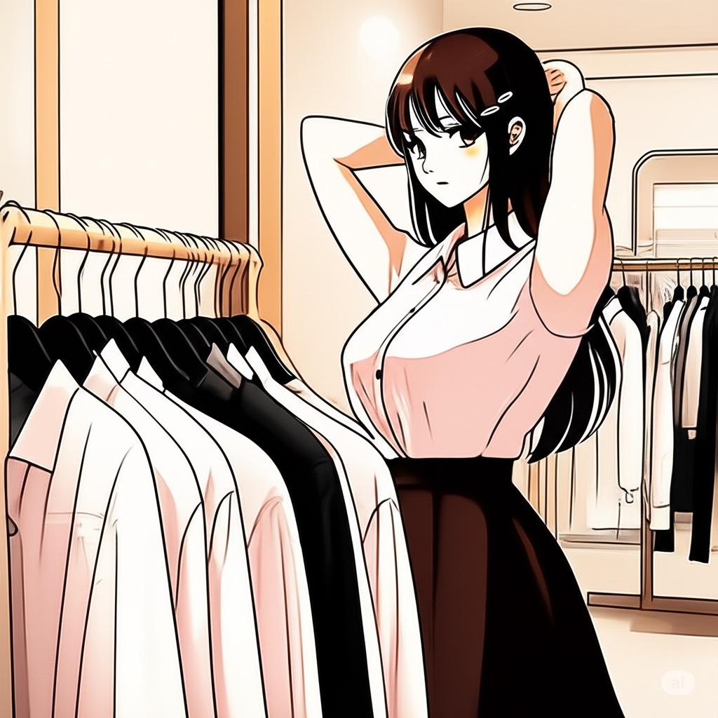 サイズがぴったりで、清潔感と知的な印象を与えるスーツ姿の就活女子（After